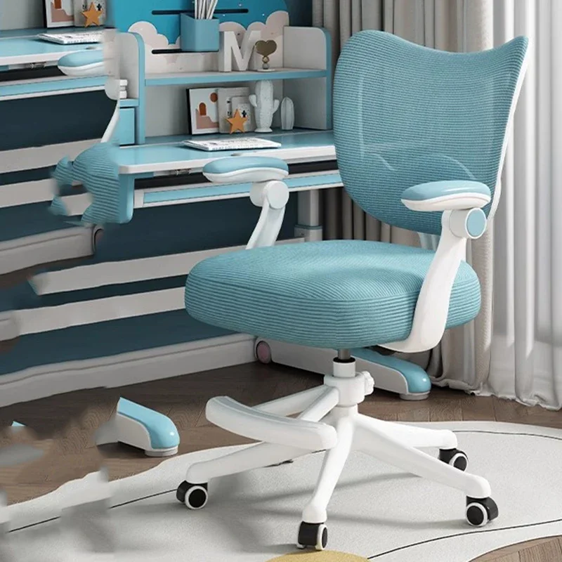 Детский офисный компьютерный стул, дизайн колес, растущая спинка, учебный стул, игровой эргономичный стул для детей, мебель для детской комнаты