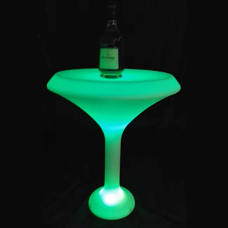 Skybesstech, mesa de coquetel com refrigerador de cerveja para banquetes LED, mesa de bar Lumineux, iluminação interna/exterieur, móveis de bar de café, 1 unidade