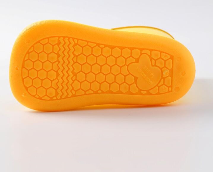Botas de lluvia para niños, Botas de lluvia impermeables de Color sólido para niños y niñas, zapatos de agua duraderos antideslizantes cómodos para niños al aire libre