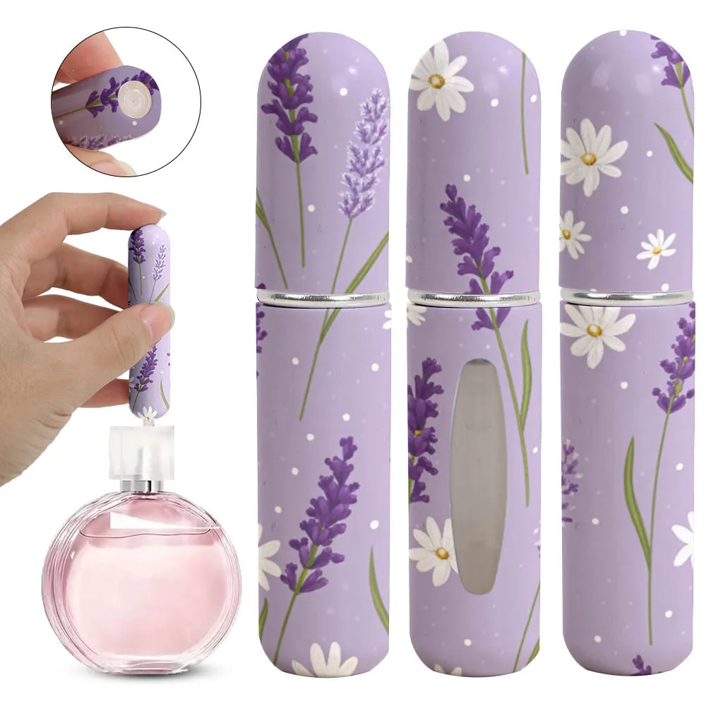 Gifts 5ml Mini Perfume Bottle Refillable Empty Empty Cosmetic Containers Portable Spray Atomizer Bottle