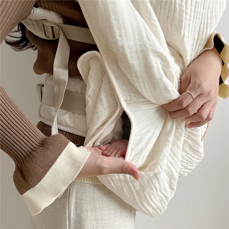 모슬린 아기 유모차 담요 신생아 Swaddle Wrap 만화 후드 슬링 커버 모기 방지 태양 보호 유아 잠자는 이불