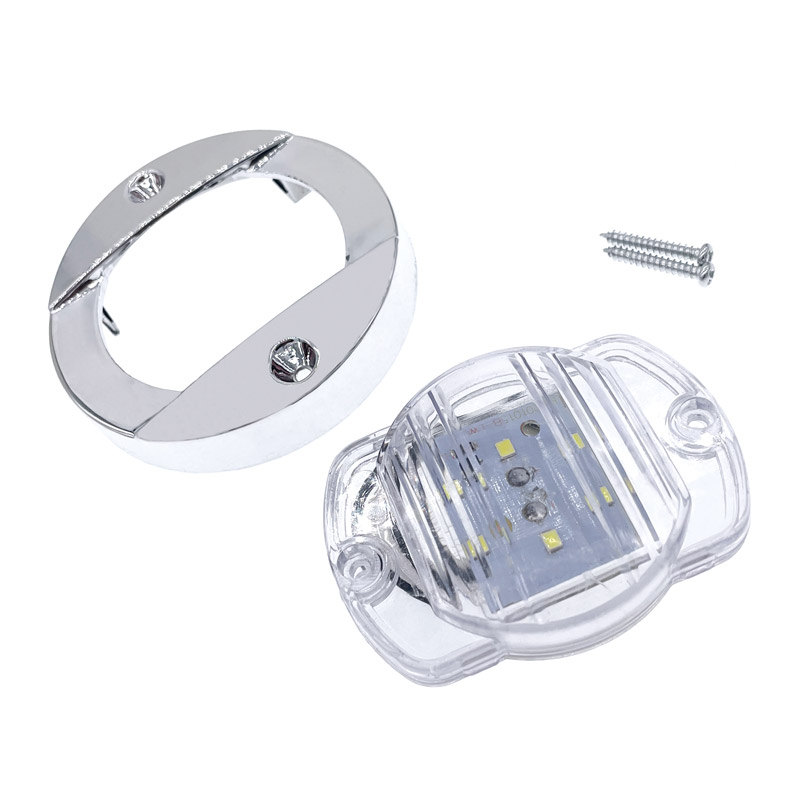 1 個 DC12V/24V マリンボートトランサム LED スターンライトラウンドコールドホワイト LED テールランプヨットアクセサリーブルー/ホワイト/イエロー/グリーン/レッド