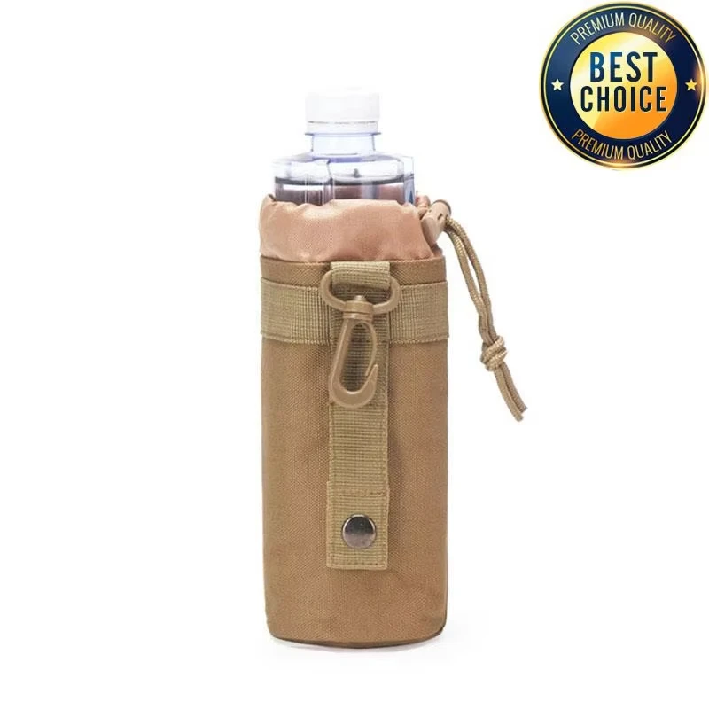 사냥 물병 주머니 야외 몰리 주전자 주머니 홀더 캠핑 하이킹 사이클링 병 가방 Drawstring 다기능 병