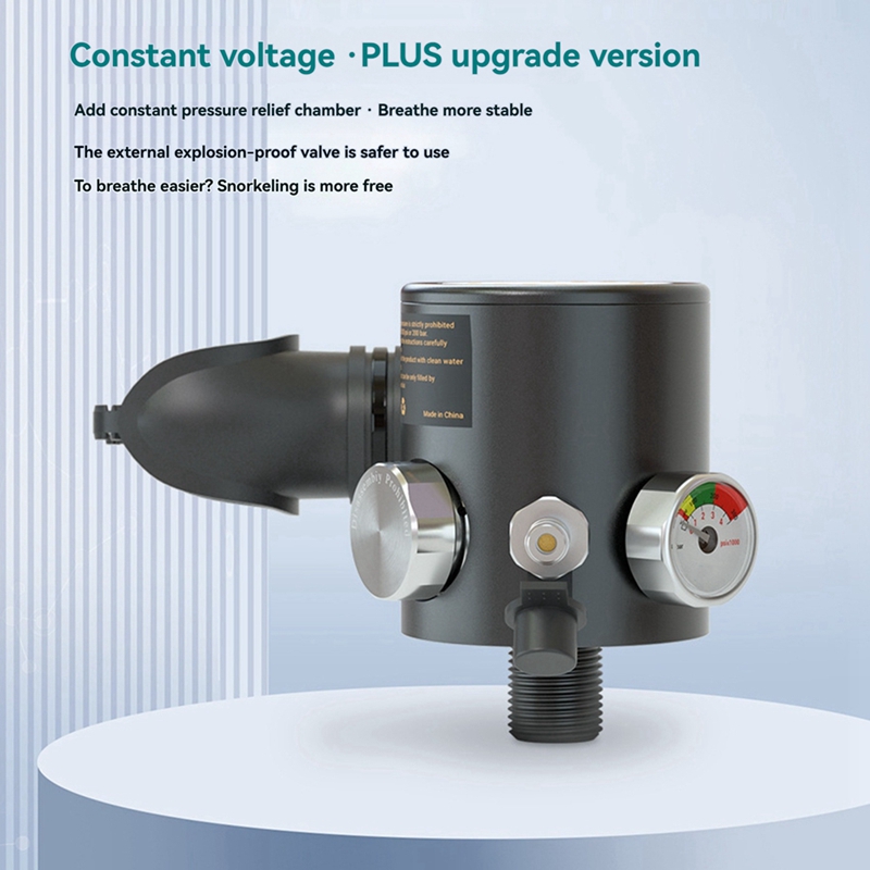 Mini Sauerstoff Zylinder DivingDuchen Lehre Unterwasser Entlüfter Schwimmen Ausrüstung Atem Tank Atem Ventil Kopf-Y41A
