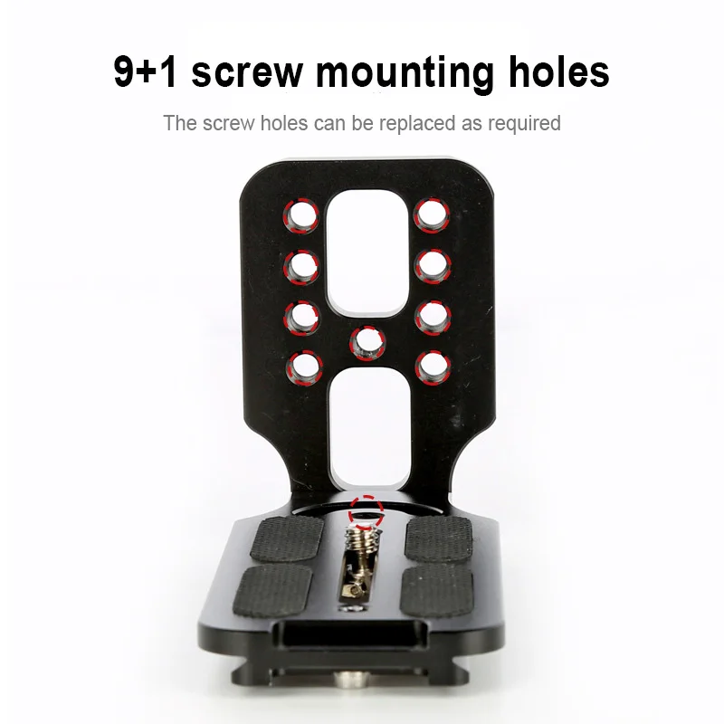 Vertical L Plate Camera Quick Release Board Mount Baseplate Universal for DSLR Ballhead Phone Tripod Bracket Holder