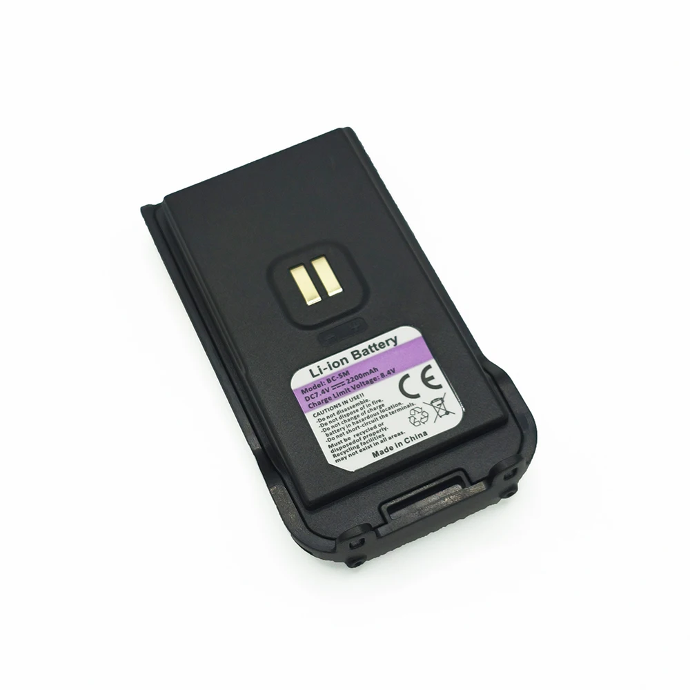 BAOFENG UV-5R Mini Walkie Talkie Battery 2200mAh 7.4V Li-ion Battery Support Type-C Charging UV-5RMINI 2Way Radio Original Parts