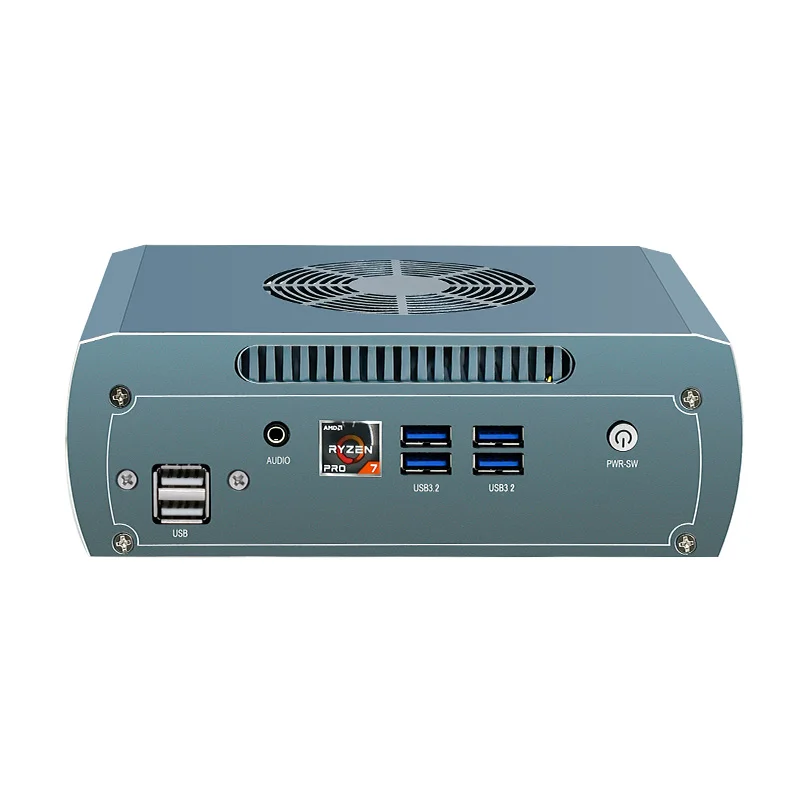 Topton FU04 Solid Firewall Мини-ПК AMD Ryzen 5 8645HS 7535U 4 * Intel 2.5G LAN 2 * DDR5 2 * NVMe Игровой компьютер Proxmox Machine Vision