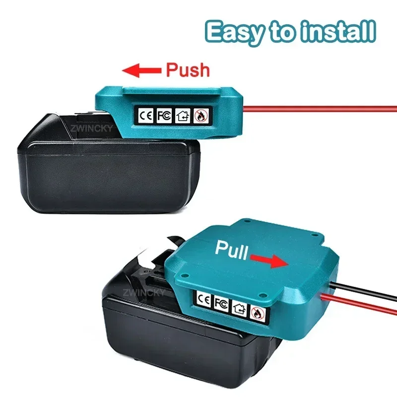 車のバッテリーイグナイターマキタ/デウォルト/ミルウォーキー 18V リチウムイオンバッテリー自動車ジャンプスターター緊急電源キットヒューズ & スイッチ