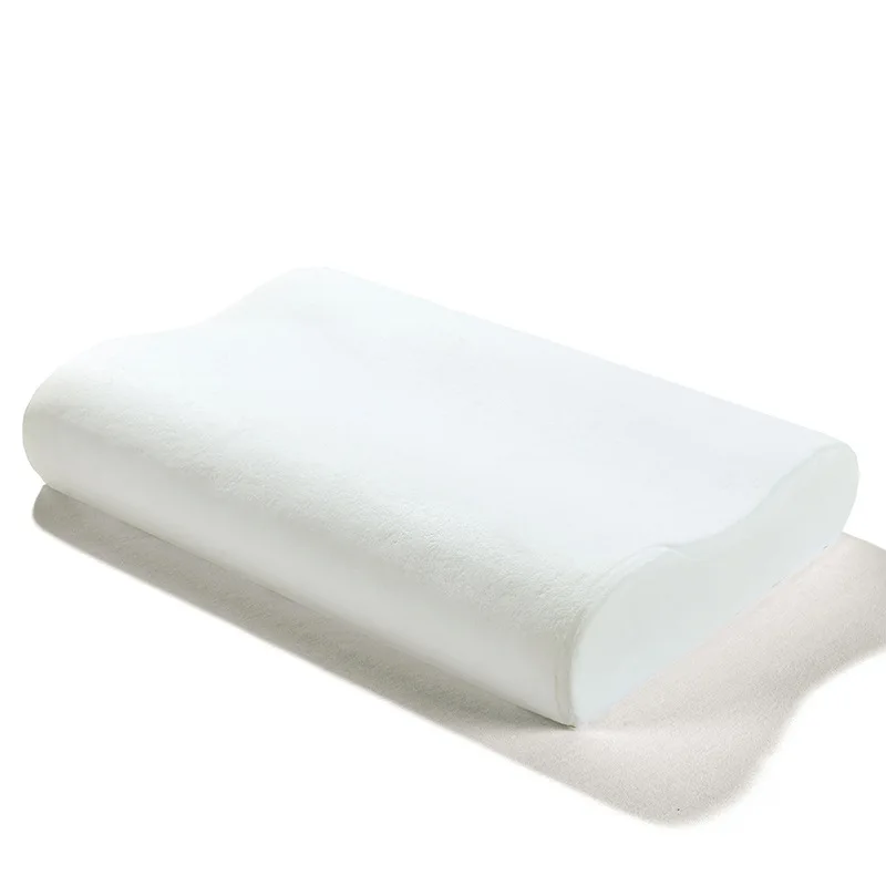 Almohada de memoria de rebote lento, soporte para el cuello, núcleo de almohada espacial de espuma viscoelástica