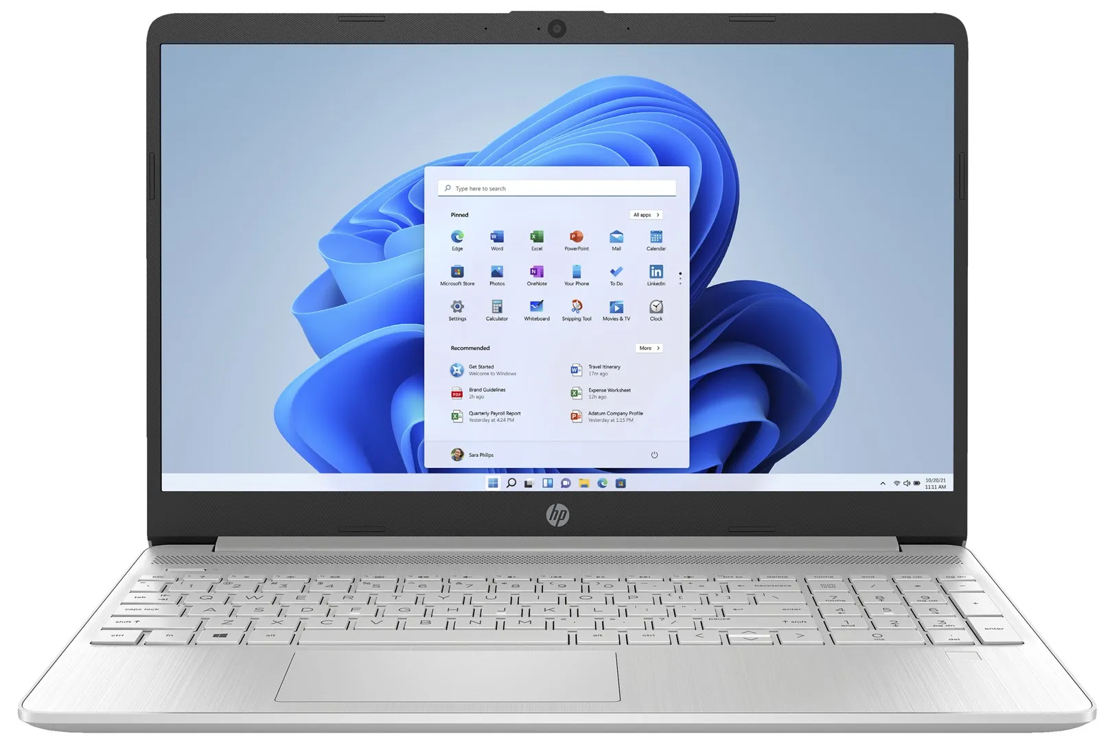Laptop HP 15s-eq2289nw Ryzen 3 5300U 15,6”FHD AG IPS 16GB SSD1TB Radeon RX Vega 6 Cam720p 41Wh Win11 2Y Natural Silver