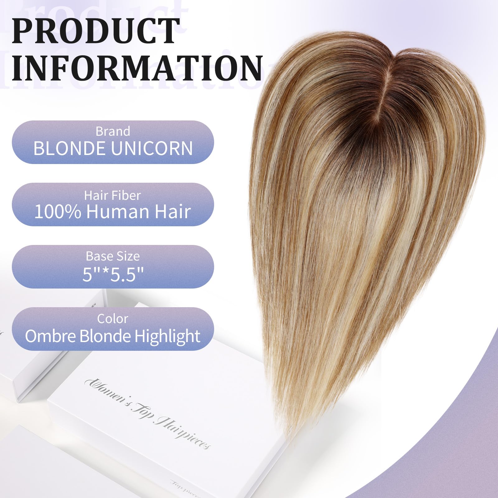 100% remy cabelo humano toppers destaque marrom misturado extensão do cabelo para as mulheres 12 polegadas em linha reta remy cabelo humano topper