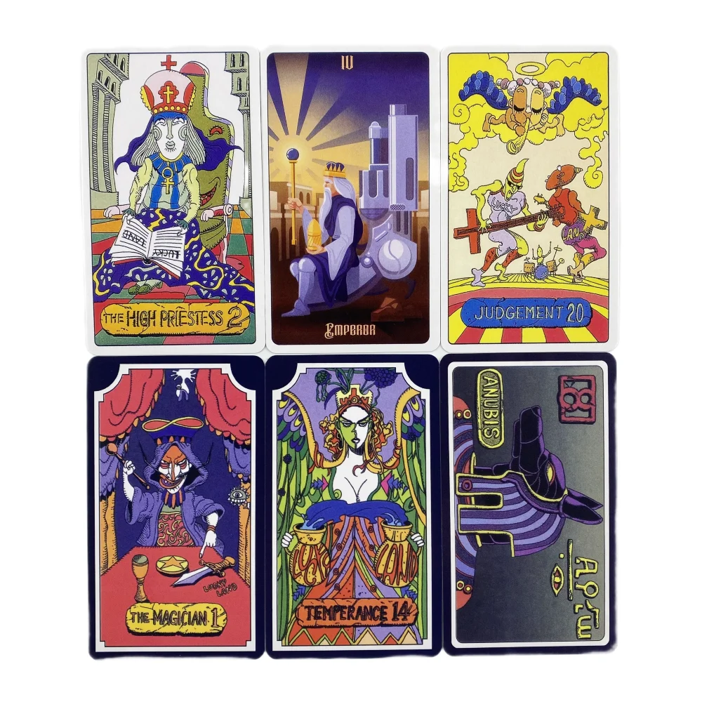 Cartes de Tarot d'aventure Bizarre de JoJo, jeu A 84 Oracle, visite anglaise, édition de Divination, jeux Borad