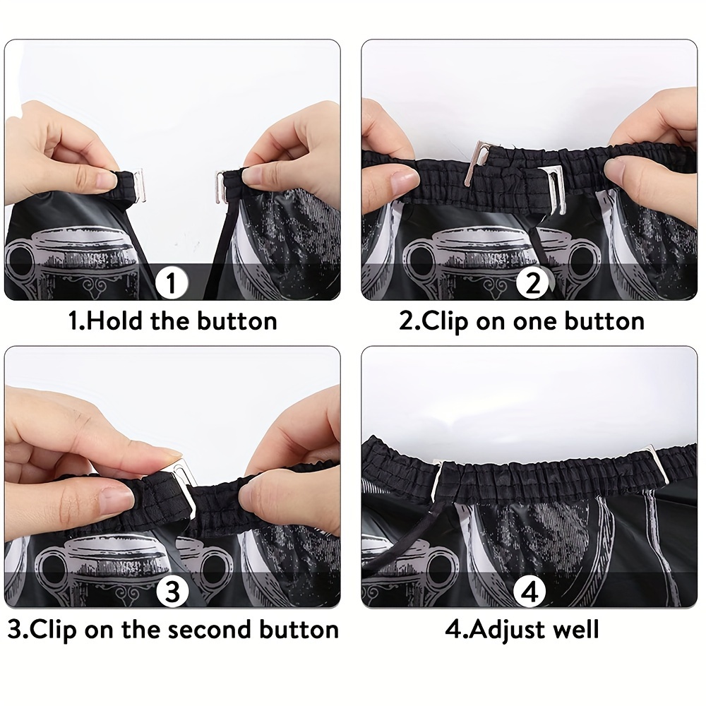 Professional Barber Cape for Hairdressing - Waterproof & Non-Stick Perm/Dyeing Bib with Stylish Print