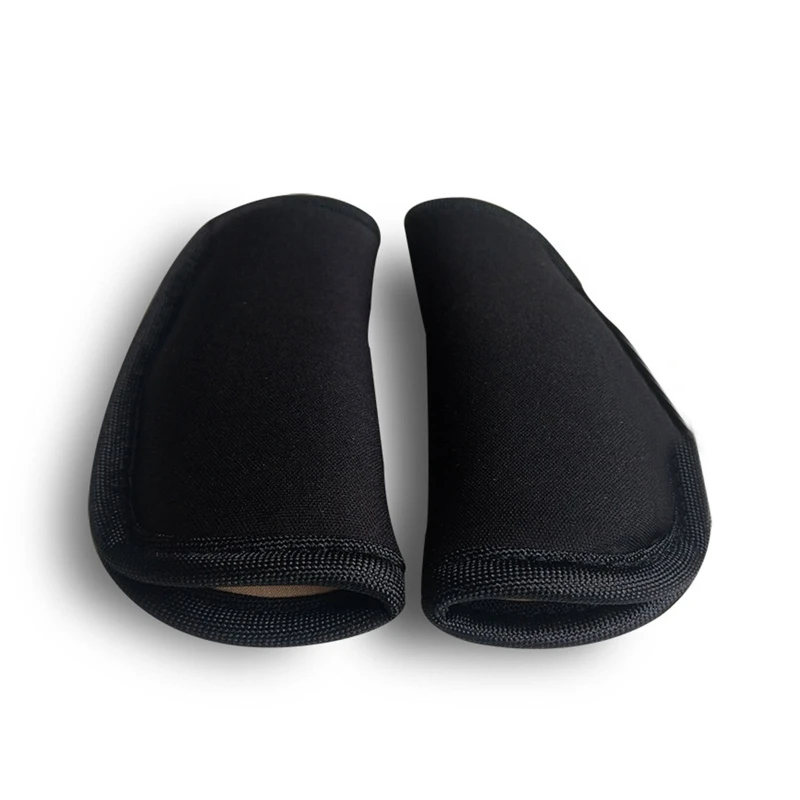 Pram assento do carro cinta capa de carrinho de bebê alça de ombro almofadas capa 2 pacote cinto de assento almofada pescoço protetores para pushchair