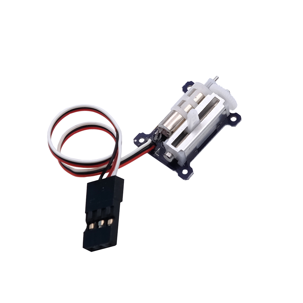 Micro servo linéaire RC-2 pièces mise à niveau 9mm 1.5g servo linéaire numérique sans noyau pour mini avion (côté gauche JR)