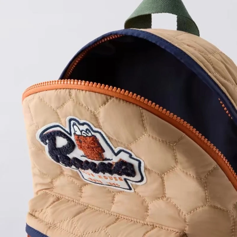 2025 nueva moda bolso para niños lindo niños pequeños maní cómic Snoopy viaje mochila ligera