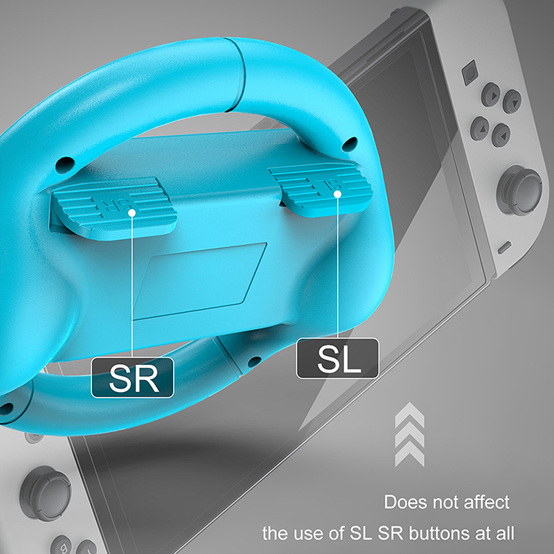 2 ชิ้นเกมแข่งรถซ้ายขวาพวงมาลัยขาตั้งผู้ถือ Controller Gamepad Controller ล้อเกมอุปกรณ์เสริม