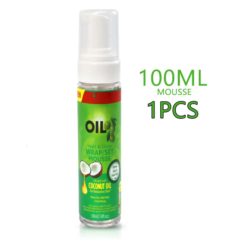 Wrap Foam Wrapping Lotion มูสผม Strong Hold Setting Lotion Hair Moisturizing Curl Mousse Natural Hair Hold & Shine Mousse