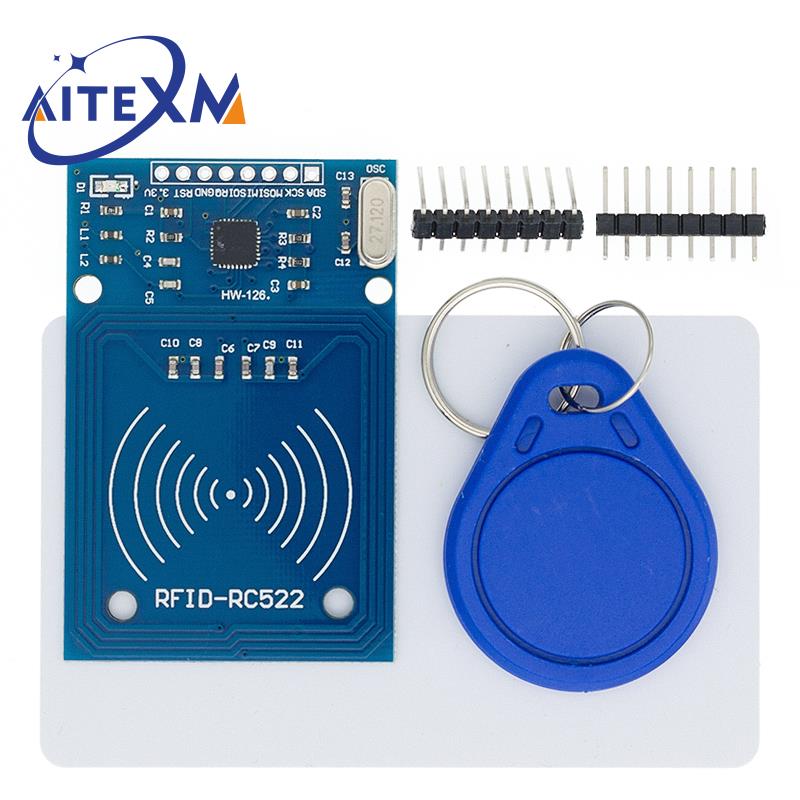 MFRC-522 RC-522 RC522 antena RFID IC módulo inalámbrico para Arduino IC KEY SPI escritor lector tarjeta IC módulo de proximidad