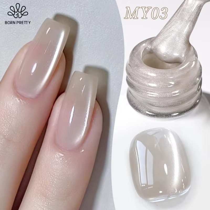 BORN PRETTY 10 мл Jelly Nude Water Light Cat Магнитный гель-лак для ногтей First Love Series Varnis Полуперманентный для дизайна ногтей DIY