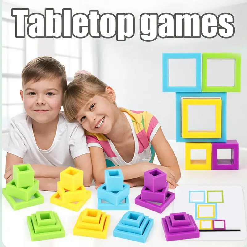 キッズスタッキングブロックビルディングブロックパズル感覚おもちゃ絶妙な親子インタラクションボードゲーム感謝祭の誕生日