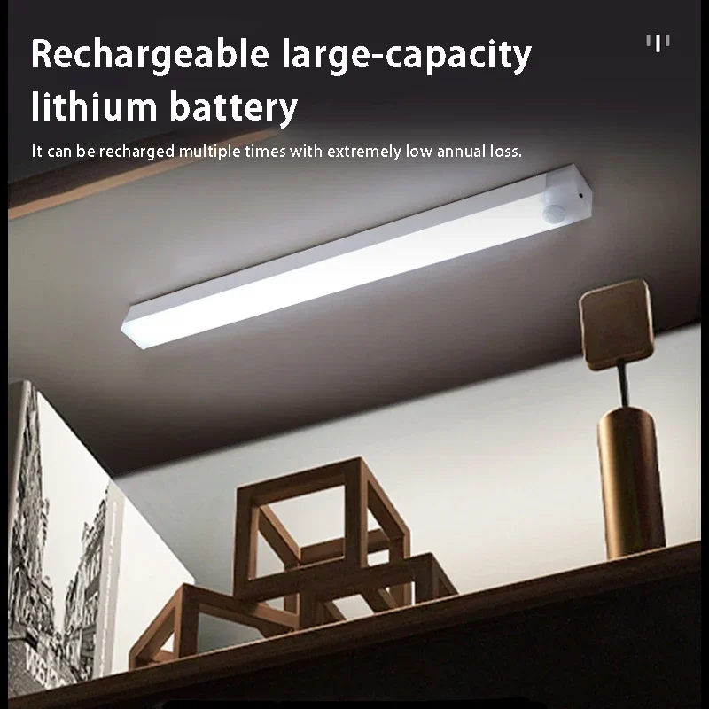 Veilleuse LED aste avec détecteur de mouvement, portable, sous armoire, magnétique, chambre, cuisine, Cisco, escalier