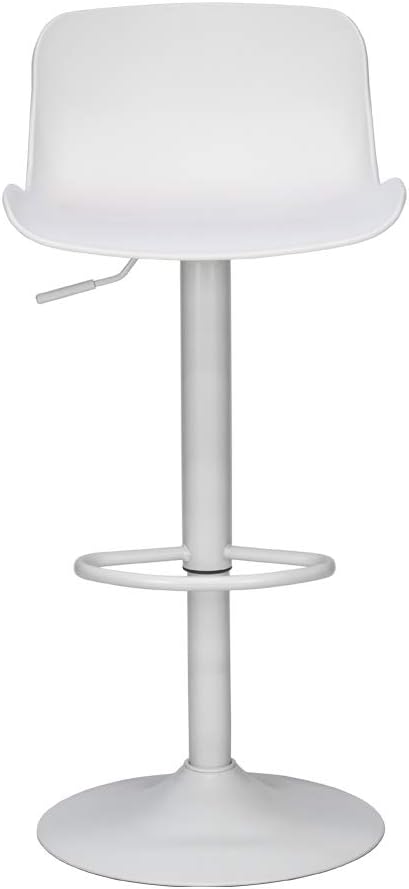 Taburete Alto para Cocina/Bar Regulable en Altura (Blanco)