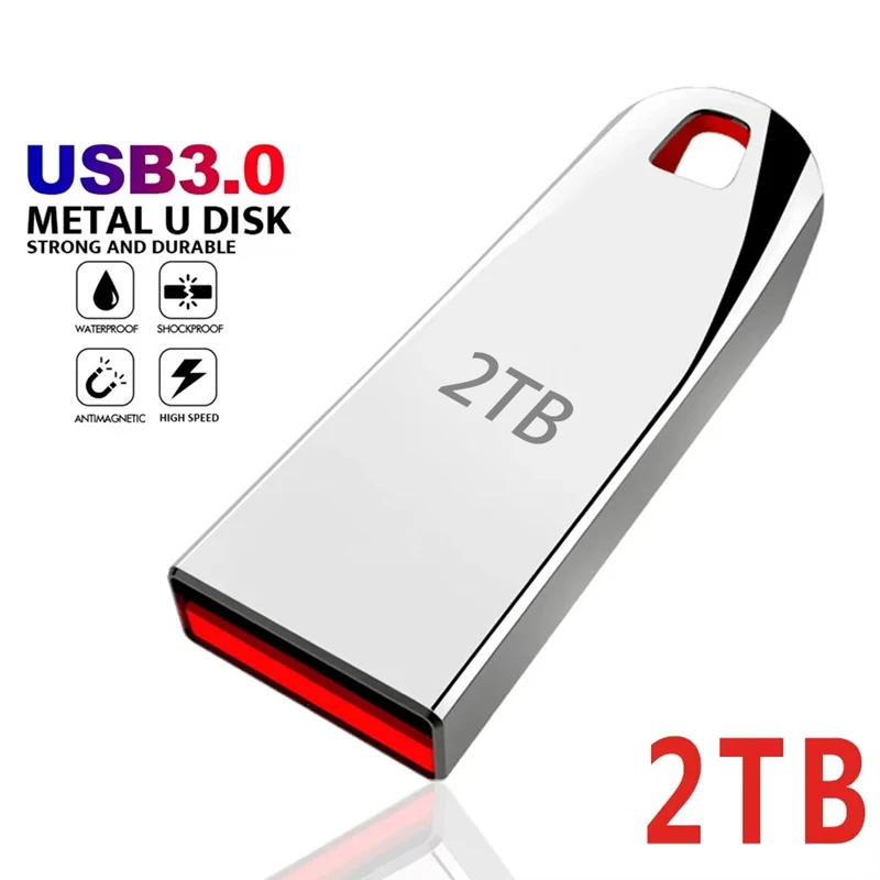 Xiaomi-unidades Flash Usb 3,0 de 2TB, Pendrive de Metal de alta velocidad, 1TB, 512GB, 256GB, unidad Usb portátil, memoria USB resistente al agua ﻿