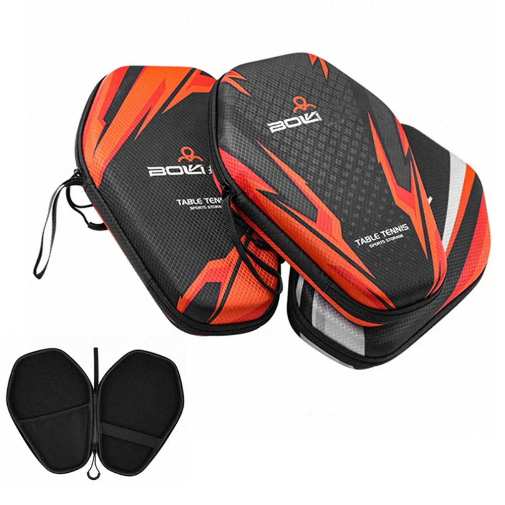 1 ชิ้นไม้ปิงปองกระเป๋า EVA Hard Shell กันน้ํากันฝุ่นตารางเทนนิส Paddles กล่องกระเป๋าพร้อมสายคล้องมือดี