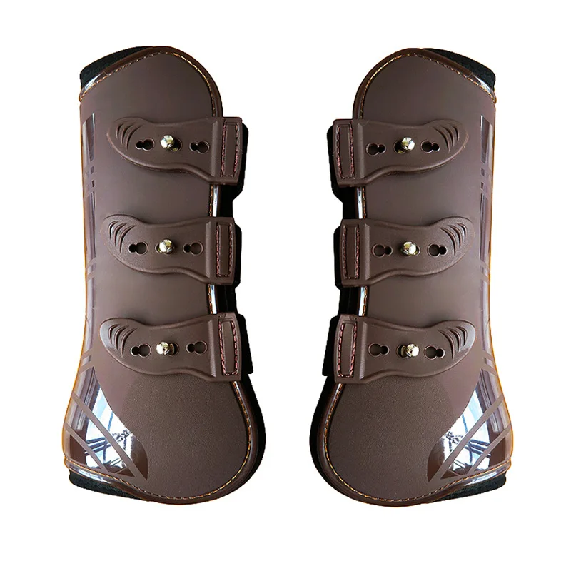 Botas de pata de caballo ajustables, protección de tendón ecuestre