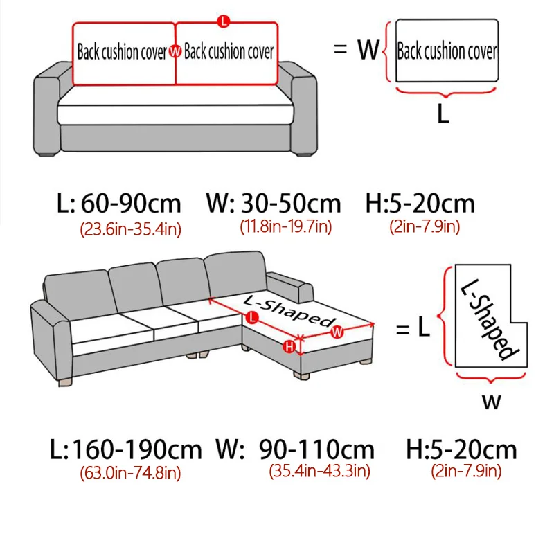 High elasticity jacquard sofa cushion cover with leaf pattern decoration, anti pet scratching sofa cushion cover