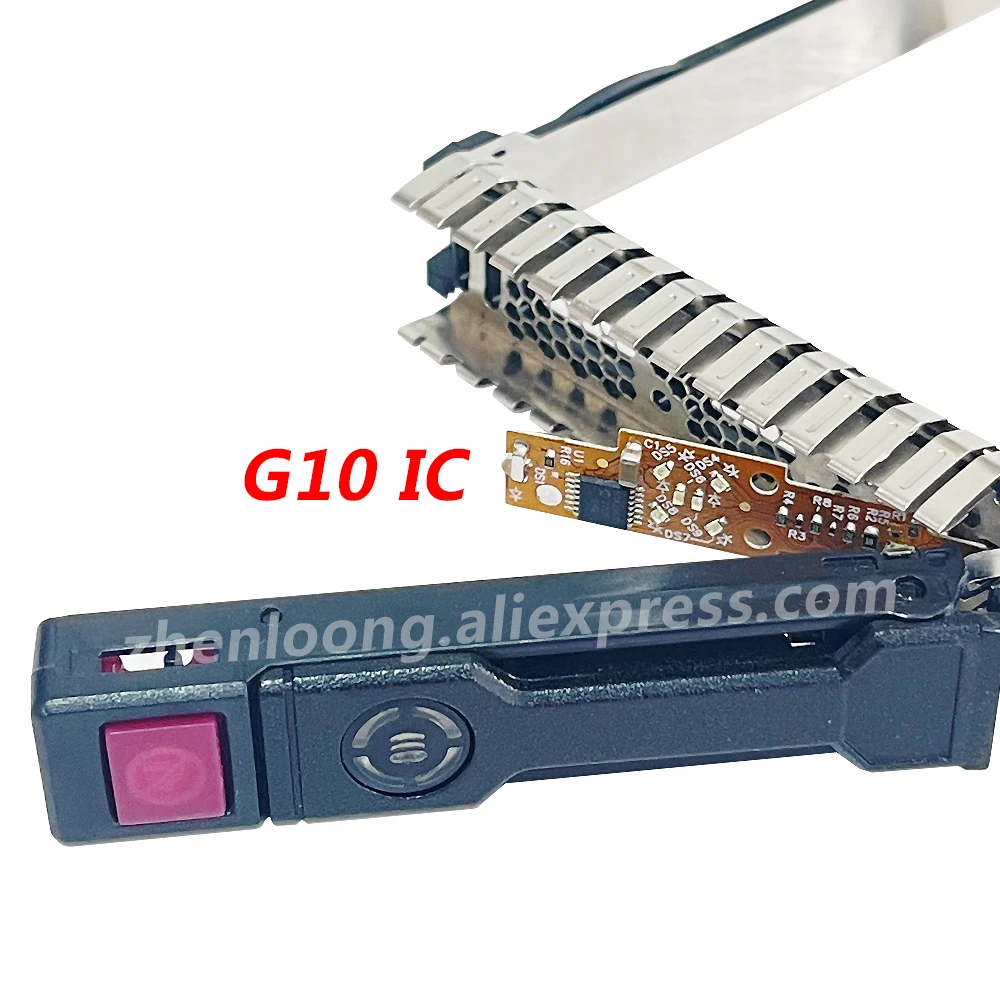 10SZT 651687 -001 2.5 "SFF SAS SATA HDD Tray Caddy dla HP G8 Gen8 G9 G10 DL380p 651699   DL360p ML350e ML310e 651699 -001