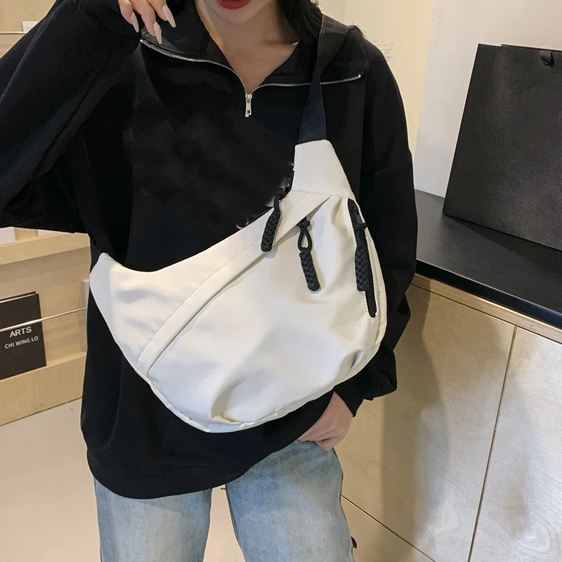 Borsa per telefono a tracolla da donna, mini borsa a tracolla piccola stile street, borsa a tracolla leggera e casual, borsa a conchiglia, alla moda