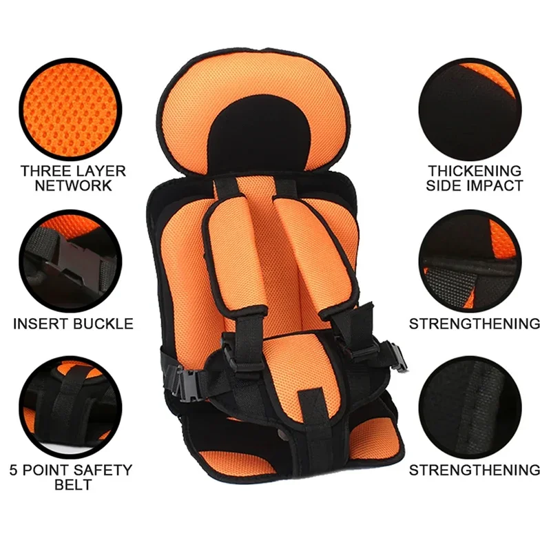 Crianças assento de carro para crianças assento de segurança almofada proteção anti-skid almofada universal colchão de carro portátil carrinho de compras esteira