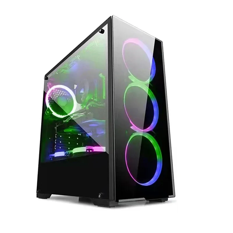 Factory I9 High Gaming Desktop Computer with Wired Keyboard Home Computers Set Assembled RTX3070 3080 4070 4080 4090  Gamier PC