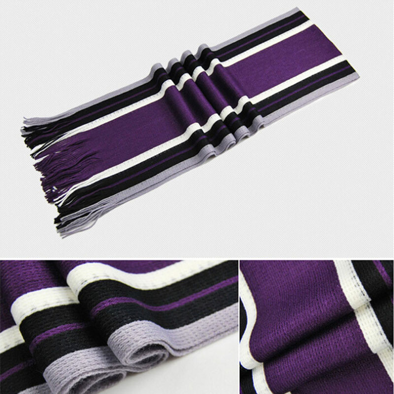 Bufanda de diseñador de moda para hombre, bufanda clásica de invierno de imitación de Cachemira, cálida y suave, bufanda a rayas con flecos, chal con borlas, calentador de cuello