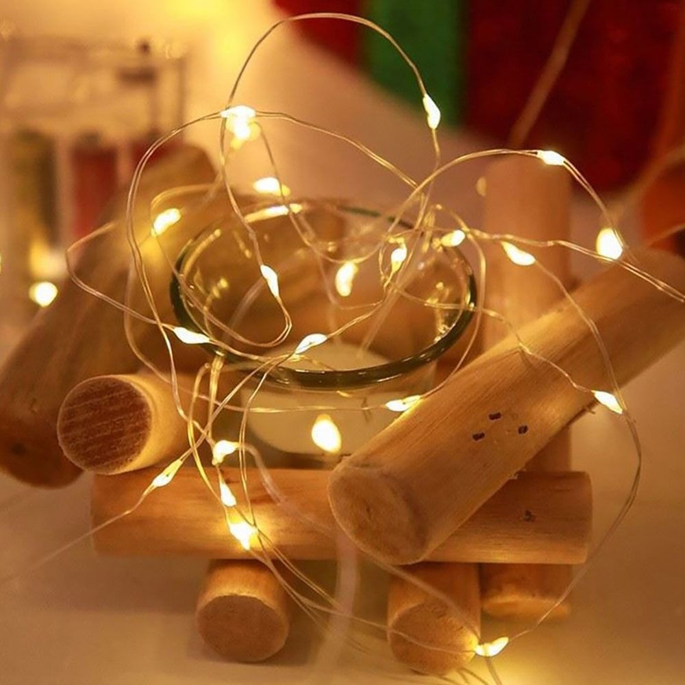 USB LED String Light Copper Silver Wire White Colorful Fairy Light 1/2/3/5/10M 5V Garland Light