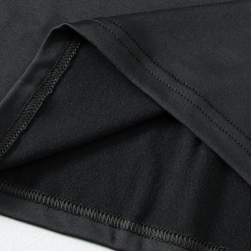 2-częściowy jesienno-zimowy modny zestaw bazowy w jednolitym kolorze Slim Fit Sport Fitness Spodnie z długim rękawem Ciepły zestaw bielizny