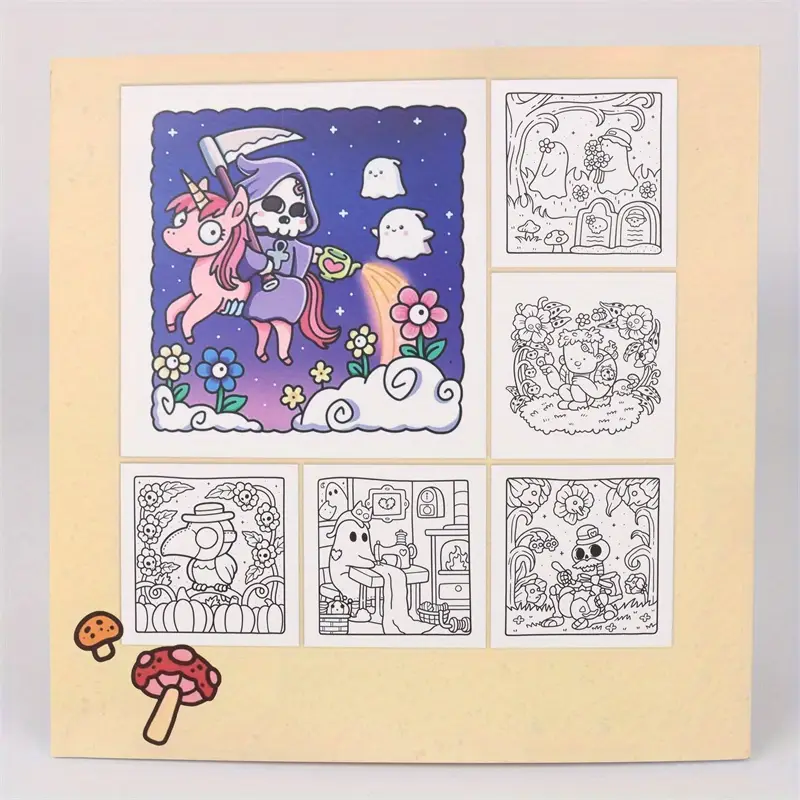 Weird Little Cuties: A Coloring Book for Adults And Teens Featuring Cute Creepy Creatures for Relaxing During Cozy Hygge Moments