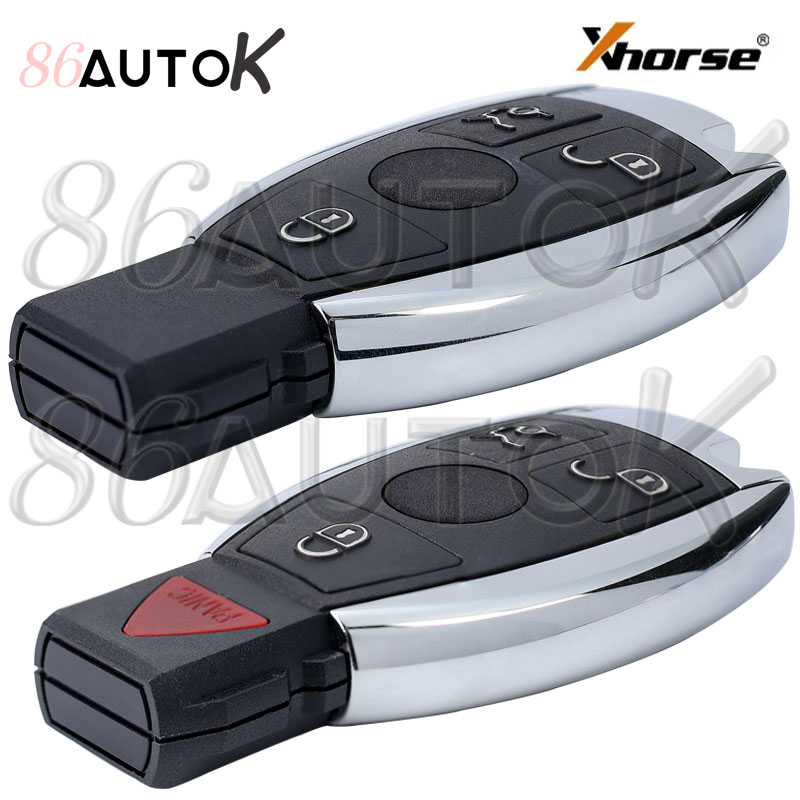 Key Shell for Mercedes Benz A B C E G W Class W203 W204 W205 W210 W211 W212 W221 Auto Replacement Key Car Key Fob Case Cover