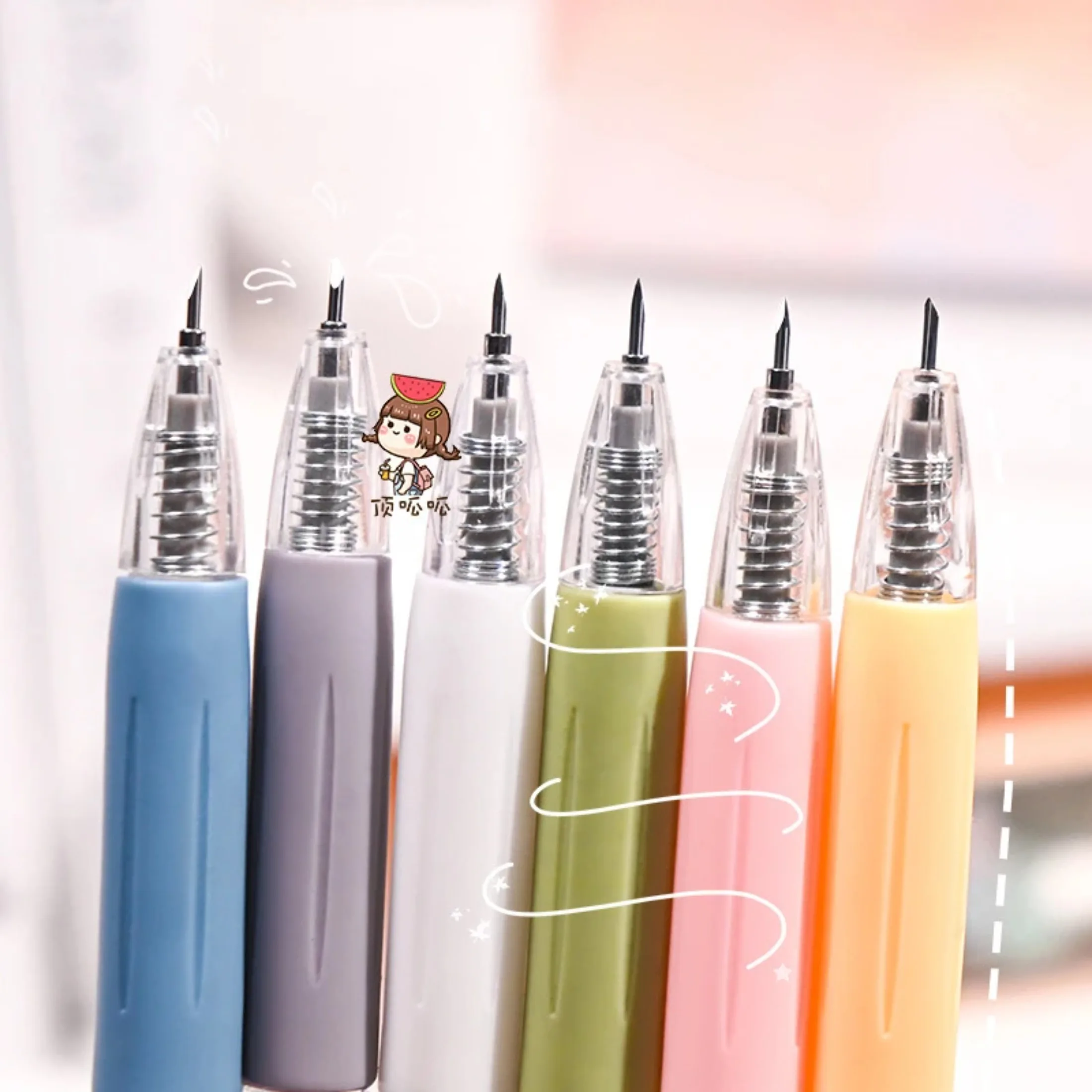 Autocollants de coupe de couteau utilitaire d'art, stylo, scrapbooking, outil de coupe, boîte express, fournitures scolaires, fournitures d'artisanat de bricolage