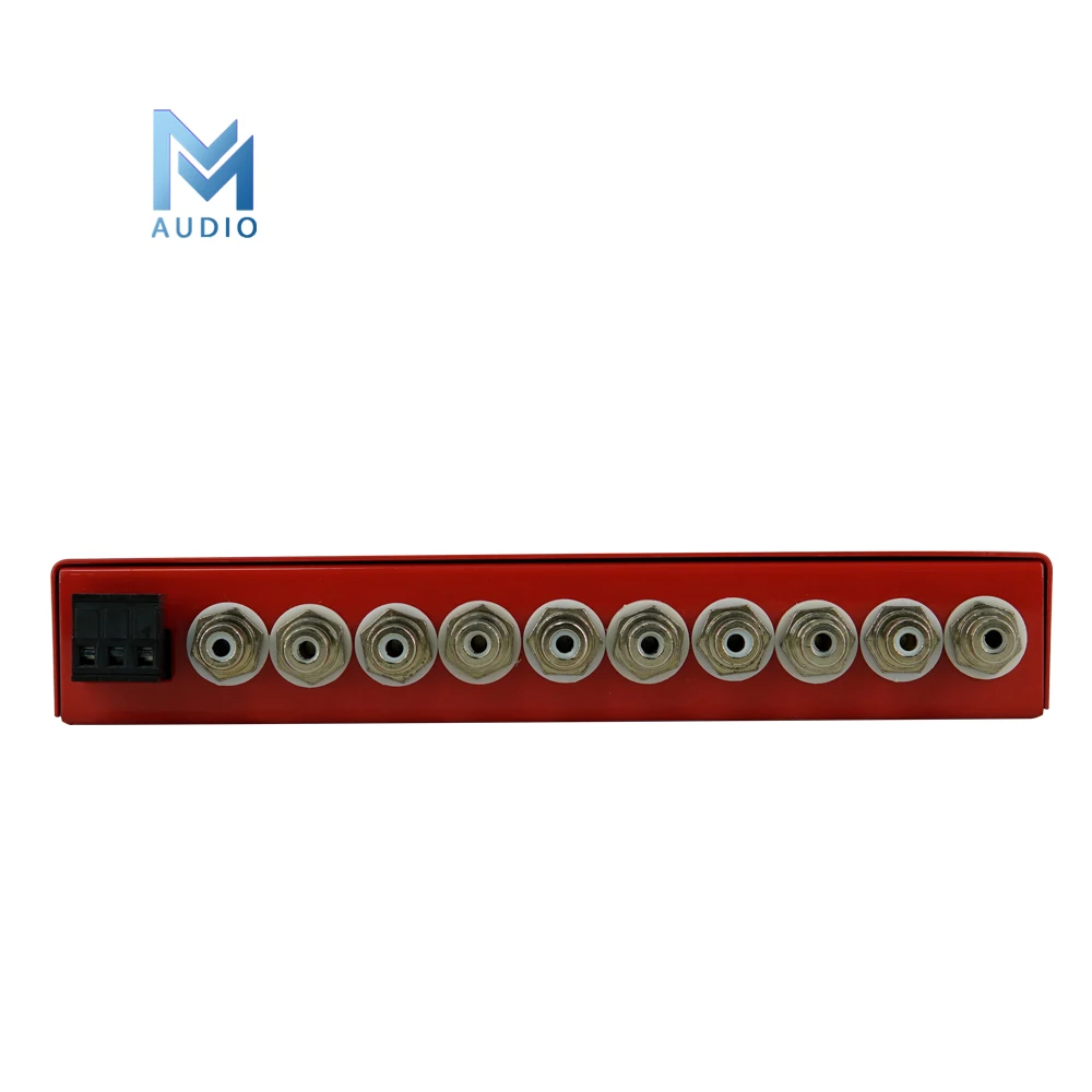 Car Audio Equalizer, Freqüência Subwoofer Ajustável, K 905G, 1, 2 Din, 7 Band, EQ W, Frente, Traseira, Sub Output