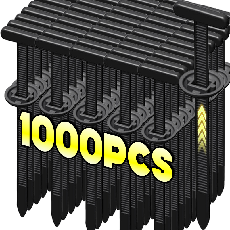 1000/20x Cable Ties Buckle Nylon Auto Fastener Screw Replaceable Car Fenders Trunk Engine Guard Panel Wire Clips Management Tool