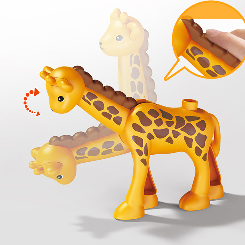 26 teile/satz Große Größe Figur Tiere Block Bauernhof Serie Große Bausteine Tiere Serie Spielzeug Für Kinder Kinder Party Geschenk