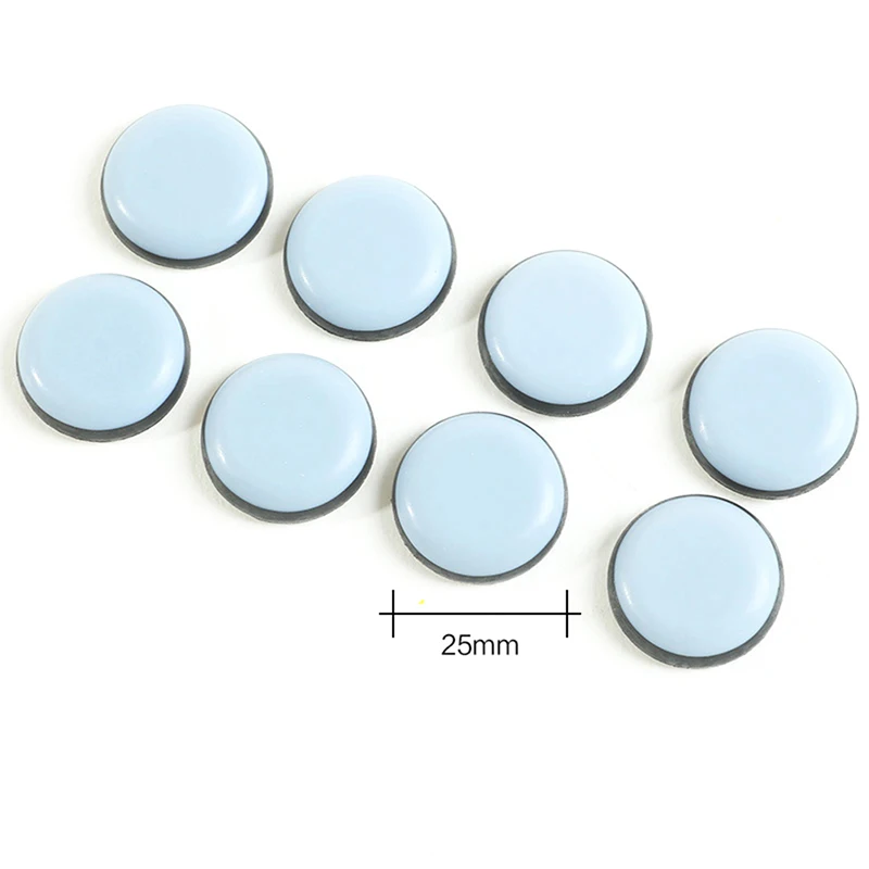 4/8pcs Self-Adhesive Moving Glides Mover Pads For Tables Sofas Chair Round Or Square Rubber Feet Furniture Legs Pads Sliders 