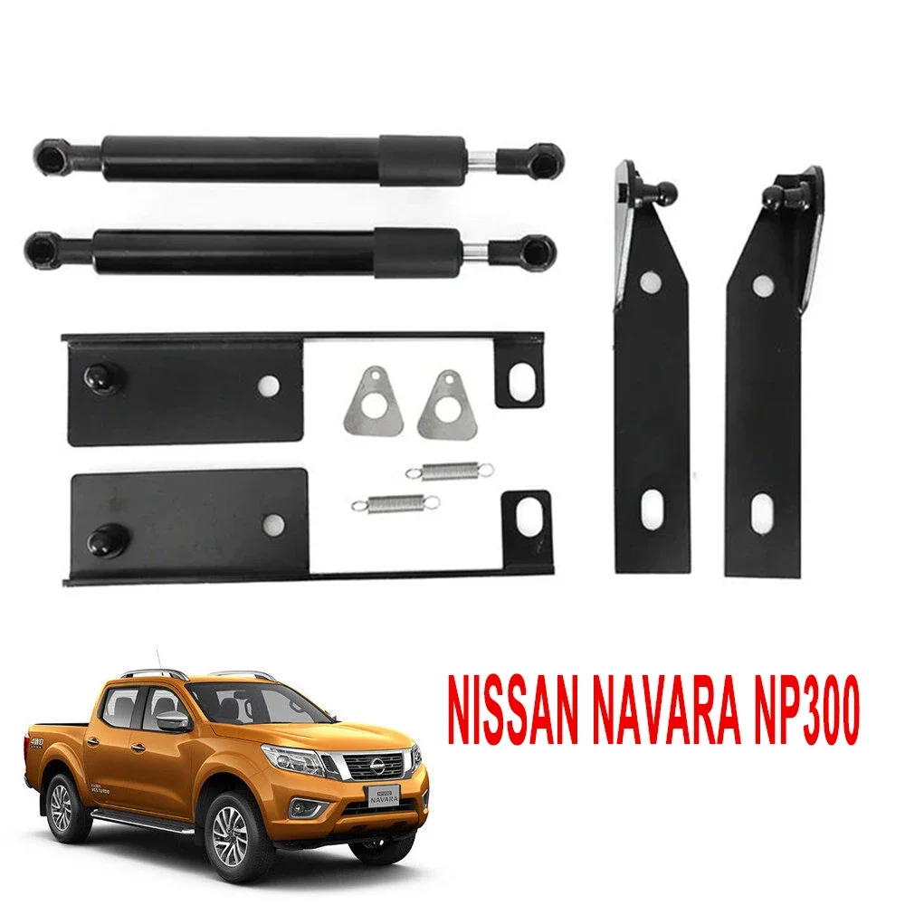 Amortiguador de puerta trasera para camionetas, Kits de asistencia hacia abajo, amortiguador trasero para Nissan Navarre NP300 de 2016 a 2021