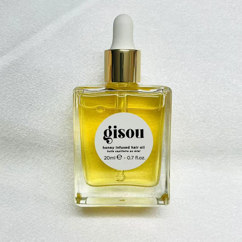 Gisou mit Honig angereichertes Lippenhaaröl, Reisegröße, angereichert mit Mirsalehi-Honig, um das Haar gründlich zu nähren und befeuchten. Geschenk für gesunde Mädchen