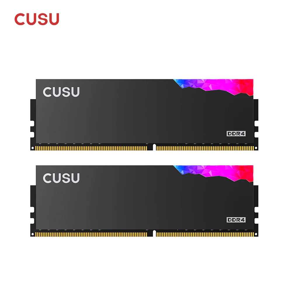 CUSU Memoria Ram DDR4 16gb 3200gb 3600mhz Rgb DDR4 8gb 288pin UDIMM Memoria Ram de doble canal para computadora de juegos diy