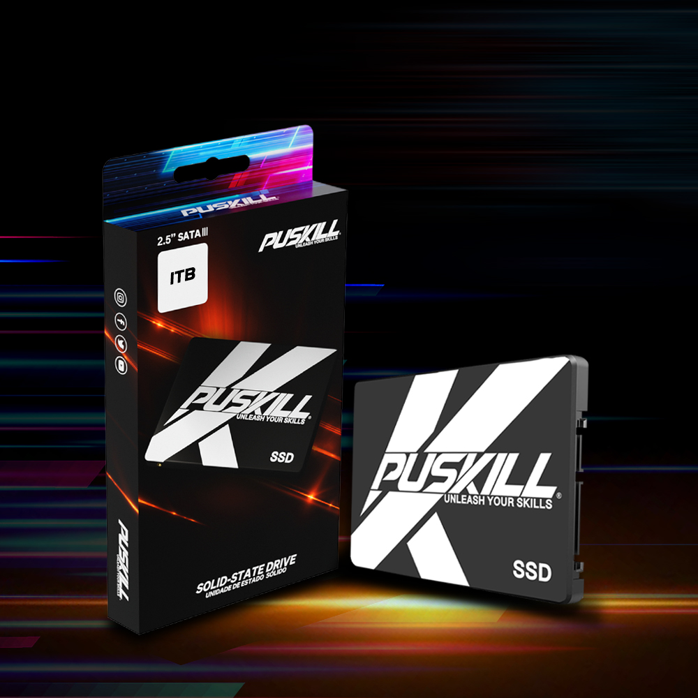 PUSKILL SATA3 SSD 1TB 512GB 2TB 256GB 240GB 2.5 polegadas Disco rígido interno 120GB 128GB 480GB Disco rígido de estado sólido Laptop Desktop