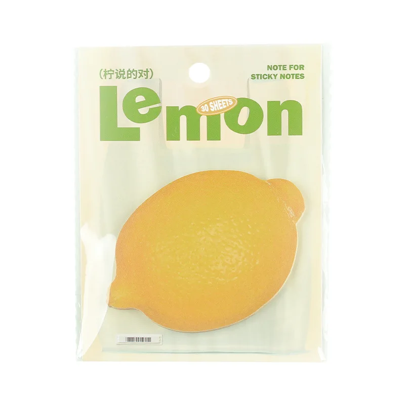 30 ชิ้นผลไม้ Sticky Notes กาวน่ารักผลไม้ขนมปังผัก Memo Notes Self - Stick Note Pads สําหรับโรงเรียนสํานักงานครูนําเสนอ